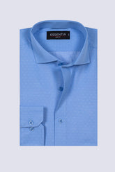 Blue Dots Men's Dress Shirt